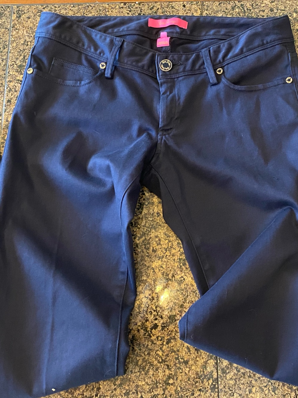 Lilly Pulitzer Navy Stretch Pants